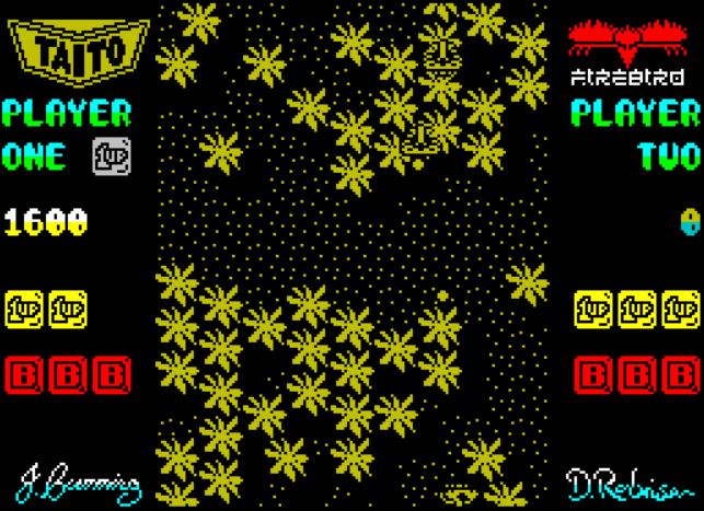 Flying Shark - ZX Spectrum game screenshot (1987) by Firebird
